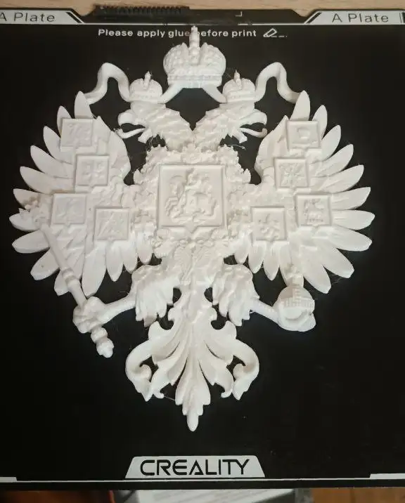 3D-печать герба на принтере Creality K1C